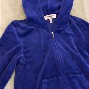 Juicy Couture indigo zip up track jacket